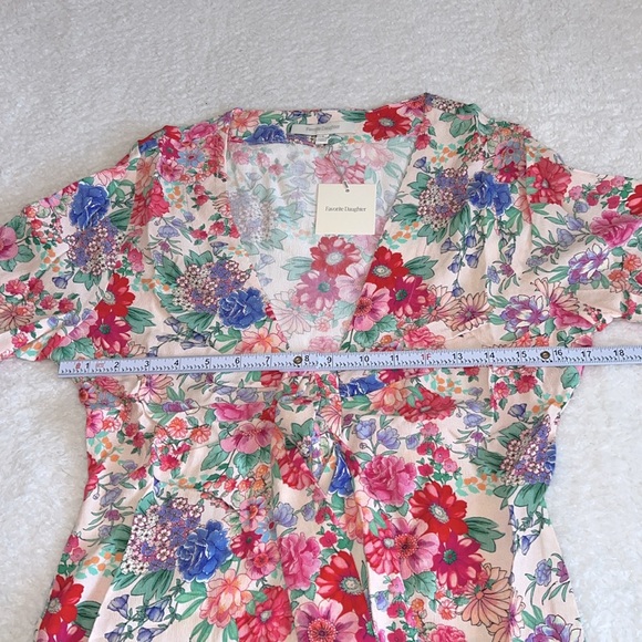 Favorite Daughter The Barely Holding It Together Floral Mini Dress Size 8 NWT - Picture 5 of 10